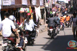 धनकुटामा नेपाल संवतको मोटरसाईकल र्‍याली (भिडियोसहित)