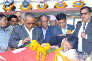 पेरिसडाँडाबाट प्रकाशलाई अन्तिम बिदाई