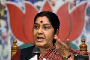 भारतीय विदेशमन्त्री स्वराजद्वारा प्रकाशको निधनप्रति दुःख व्यक्त