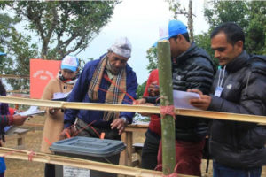 ताप्लेजुङको चार मतदान केन्द्रको मतपेटिका सोमबार हेलिकोप्टरबाट ल्याइने