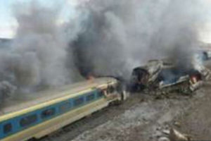 कंगोमा रेल दुर्घटनामा ३४ जनाको मृत्यु