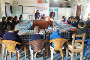 धनकुटा नगरका पाँच बिद्यालयमा बालअधिकार शान्ति शिक्षा कार्यक्रम