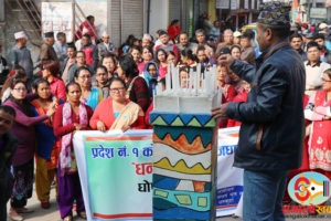 धनकुटामा राजधानी माग्दै ब्याङ्ग्यात्मक मैनबत्ती जुलुश प्रदर्शन (फोटो फिचरसहित)