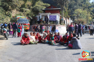 धनकुटाको चक्काजामका यस्ता छन चौध तस्वीर