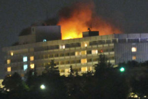 काबुलको पाँचतारे होटलमा आक्रमण, छ जनाको मृत्यु, होटलका पाहुनाको उद्वार गरिँदै