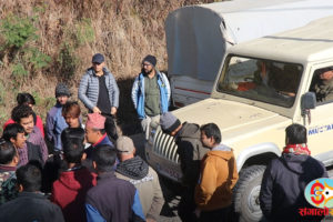 धनकुटामा बन्द अवज्ञा गरेको भन्दै सरकारी गाडी तोडफोड