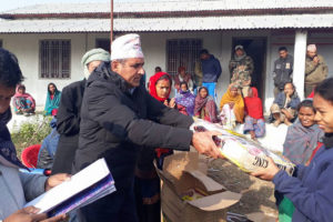 विपन्न तथा मुसहर समुदायलाई न्यानो कपडा वितरण