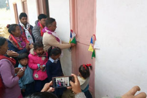 २४ लाखको लागतमा विद्यालय निमार्ण गरी समुदायलाई हस्तान्तरण
