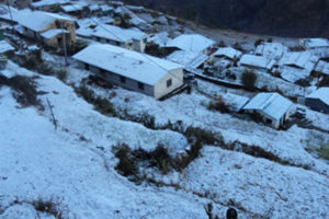 ताप्लेजुङमा हिमपात