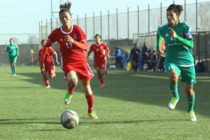 एपीएफ महिला फुटबल लिगको उपाधिनजिक