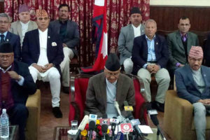 प्रधानमन्त्री शेरबहादुर देउवाले राजीनामा दिए