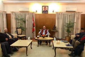 पार्टी एकता संयोजन समितिको बैठक बालुवाटारमा जारी