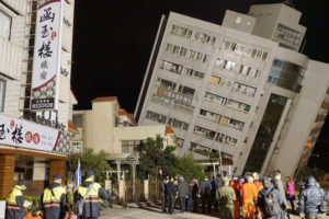 ताइवानको शक्तिशाली भूकम्पमा परी सातको मृत्यु, २५४ घाइते