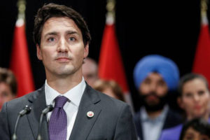 क्यानडाली प्रधानमन्त्री भारत भ्रमणमा