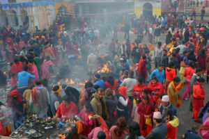 शम्भुनाथ महादेव मन्दिरमा भीड