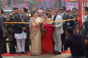 राष्ट्रपतिबाट धुर्मुस-सुन्तली फाउण्डेसनको एकीकृत बस्ती उद्घाटन