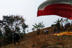 उदयपुरमा पहिलो पटक प्याराग्लाइडिङ
