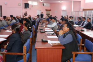 विधायन समितिको प्रतिवेदन प्रदेशसभामा प्रस्तुत