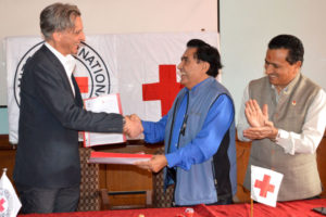 नेपाल रेडक्रसलाई ८० लाख सहयोग