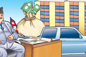 चन्दा उठाएर सडक खन्दै स्थानीय तर जनप्रतिनिधि भ्रमणमा