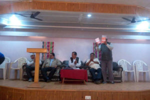 धनकुटामा आनन्द सन्तोषीको पुस्तक लोकार्पण