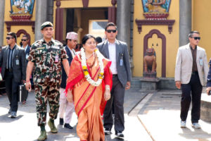 राष्ट्रपतिद्वारा पशुपतिनाथमा पञ्चामृत स्नानसहितको विशेष पूजा