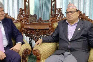 सभामुख महरा र संयुक्त राष्ट्रसंघका सहायक महासचिवबीच भेटवार्ता