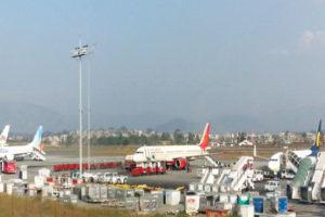 दिउँसो १२ बजेसम्मका लागि अन्तर्राष्ट्रिय उडान बन्द