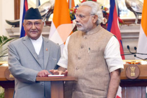 ओली र मोदीबीच आज अ‍ैपचारिक वार्ता हुँदै