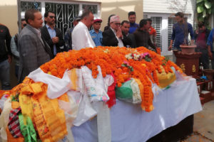 सभामुख महराद्वारा स्व. खड्काप्रति श्रद्धाञ्जलि