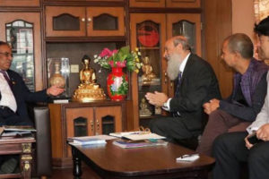 अध्यक्ष प्रचण्डसँग इजरायली राजदूतको शिष्टाचार भेटवार्ता