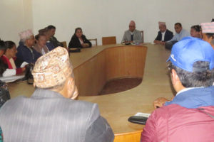 धनकुटामा नयाँ आएका सीडीओले गरे परिचयात्मक कार्यक्रम