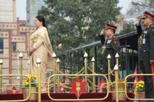 राष्ट्रपति भण्डारी गणतन्त्र दिवस समारोहमा