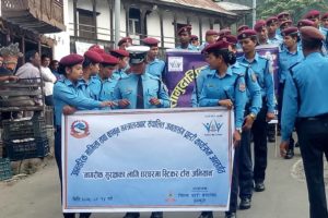 प्रदेश १ मा ‘घर घरमा स्टिकर टाँस अभियान’