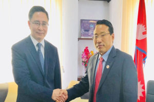 ऊर्जामन्त्री पुन र सिचुवान प्रान्तका उपगभर्नरबीच भेटवार्ता