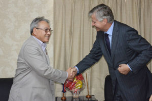 गृहमन्त्री थापा र राष्ट्रसंघीय उपमहासचिवबीच भेटवार्ता