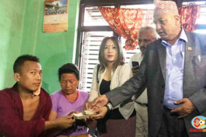 संखुवासभाका मृगौलापीडित जिमीलाई जापानबाट आर्थिक सहयोग