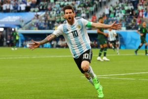 विश्वकप फुटबल : नाइजेरियाविरुद्ध मेस्सीले गरे गोल, अर्जेन्टिनाको सुरुवाती अग्रता