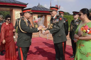 प्रधानसेनापति क्षत्री भारत भ्रमणमा