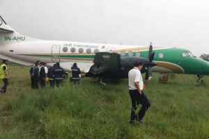 एति एयरलाइन्सको जहाज ठूलो दुर्घटनाबाट जोगियो