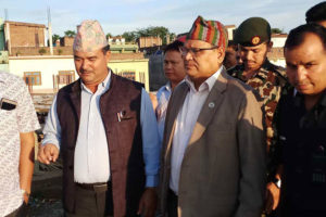 सभामुखद्वारा निर्माणाधीन आधुनिक बसपार्कको अनुगमन