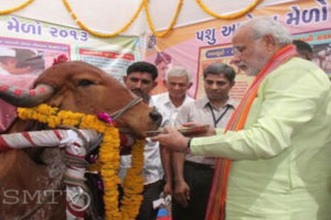 मोदीद्वारा रुवाण्डालाई २०० गाई हस्तान्तरण
