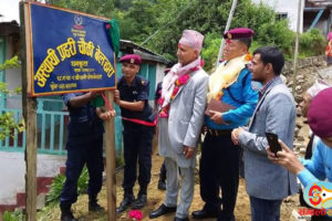 बेलहारामा अस्थायी प्रहरी चौकी स्थापना