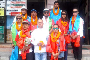 एशियाड प्याराग्लाइडिङ टोली इण्डोनेशिया प्रस्थान