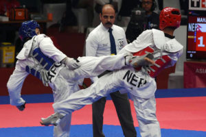 एसियाली खेलकुद: तेक्वान्दोमा नेपाल पदकविहीन