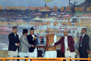 प्रधानमन्त्रीद्वयबाट पशुपति धर्मशालाको उद्घाटन