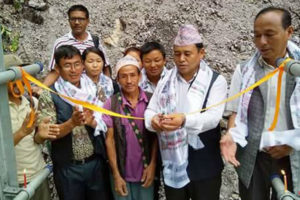 साँगुरीगढीको फेसुवा खोलामा पुल निर्माण