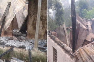 धनकुटाको साँगुरीगढीमा घर जलेर नष्ट हुँदा ९ लाख क्षति