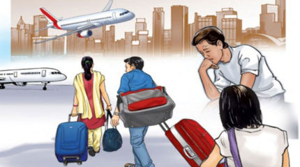 रोजगारीका लागि साउनमा ७० हजार नेपाली विदेशिए