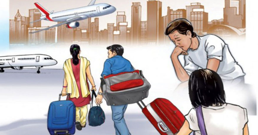 रोजगारीका लागि साउनमा ७० हजार नेपाली विदेशिए